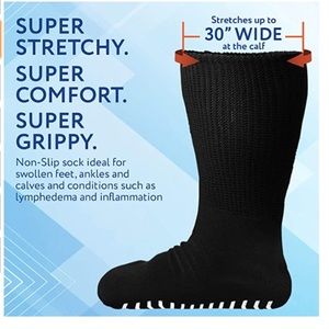 New- Extra Wide Socks